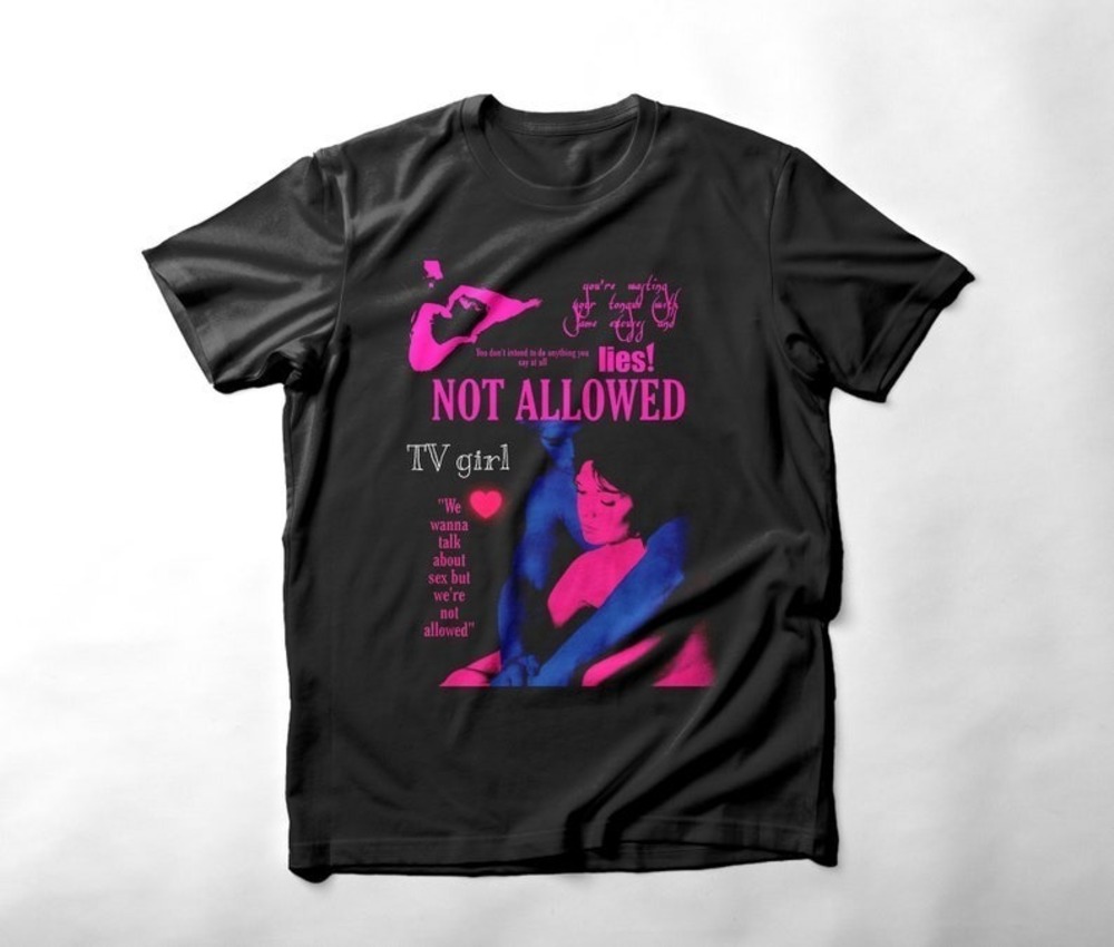 Tv Girl Unisex Shirt - Tv Girl Black Tee